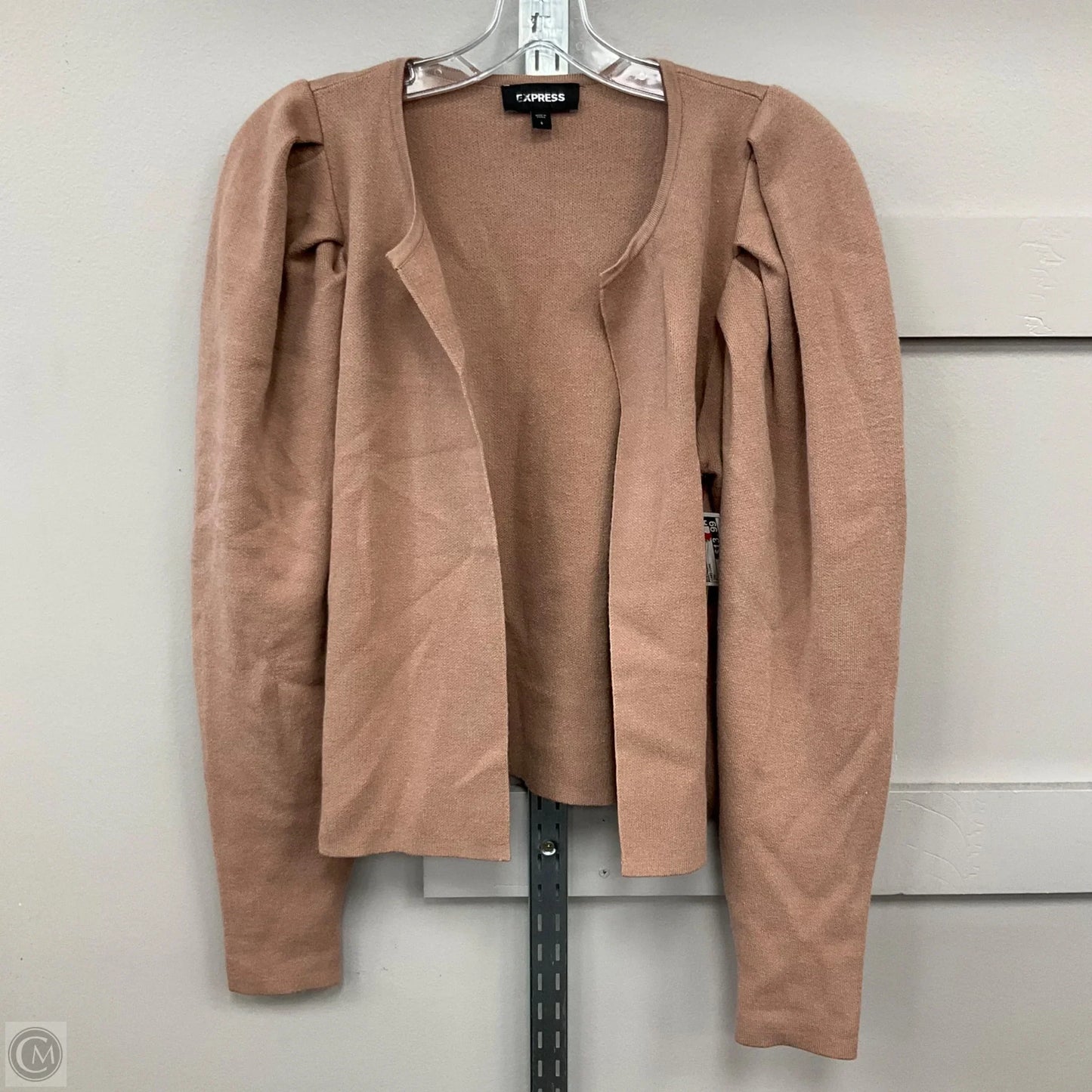 Cardigan By Express O In Tan, Size: S