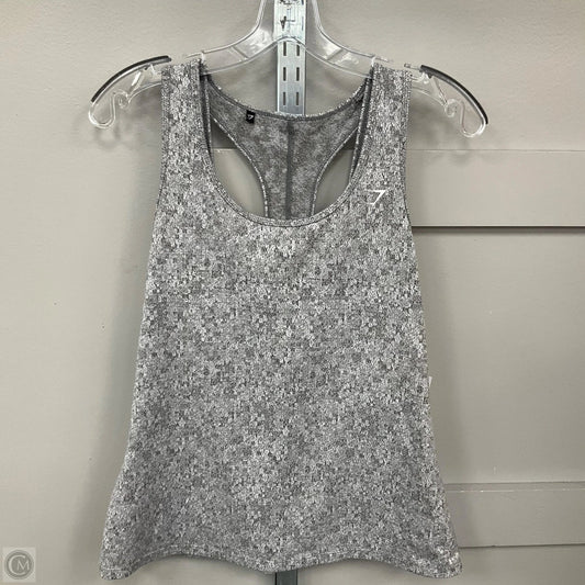Athletic Tank Top By Gym Shark In Grey, Size: L