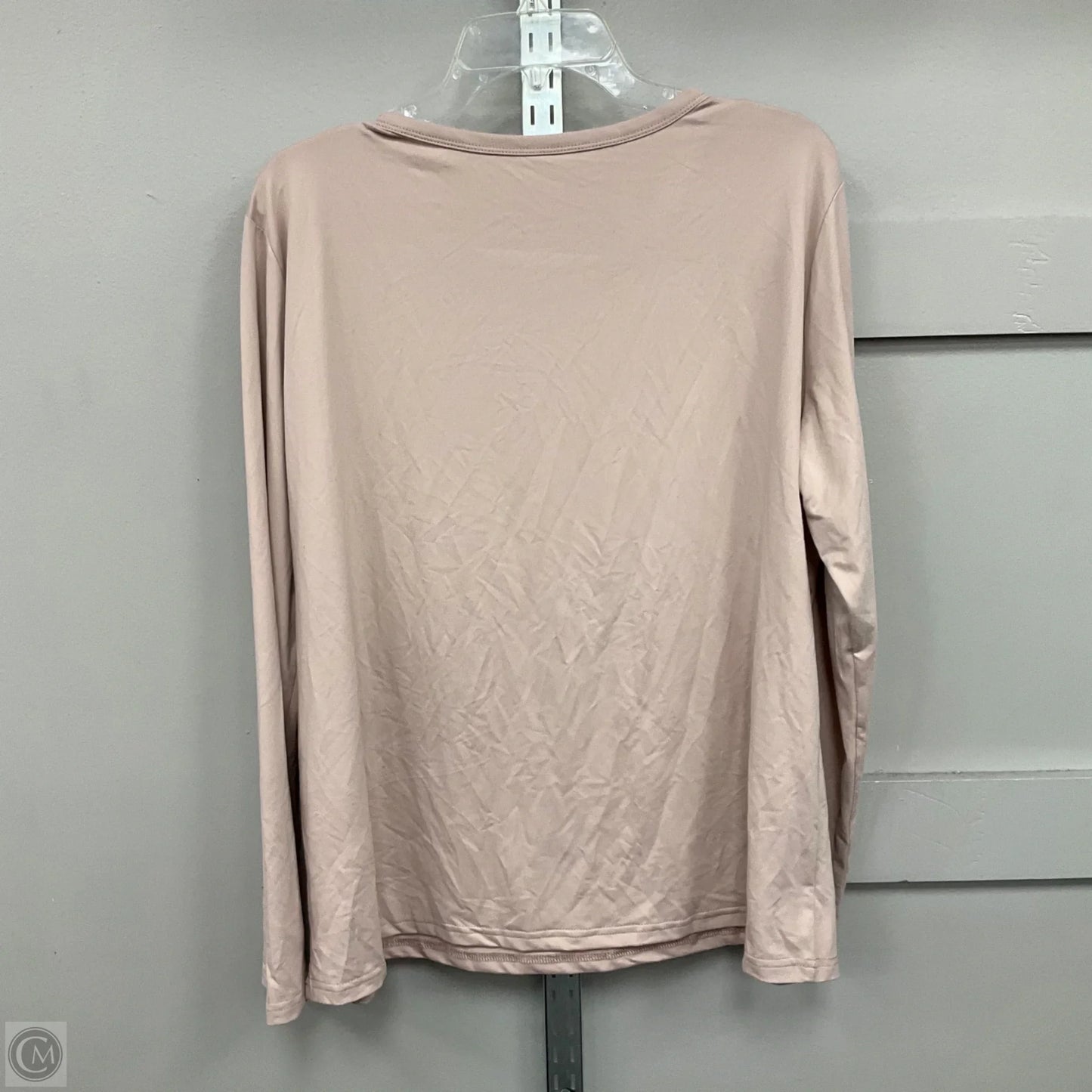 Top Long Sleeve By Clothes Mentor In Cream, Size: Xxl