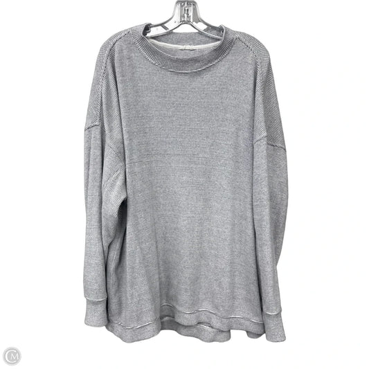 Sweatshirt Crewneck By Aerie In Grey, Size: Xl