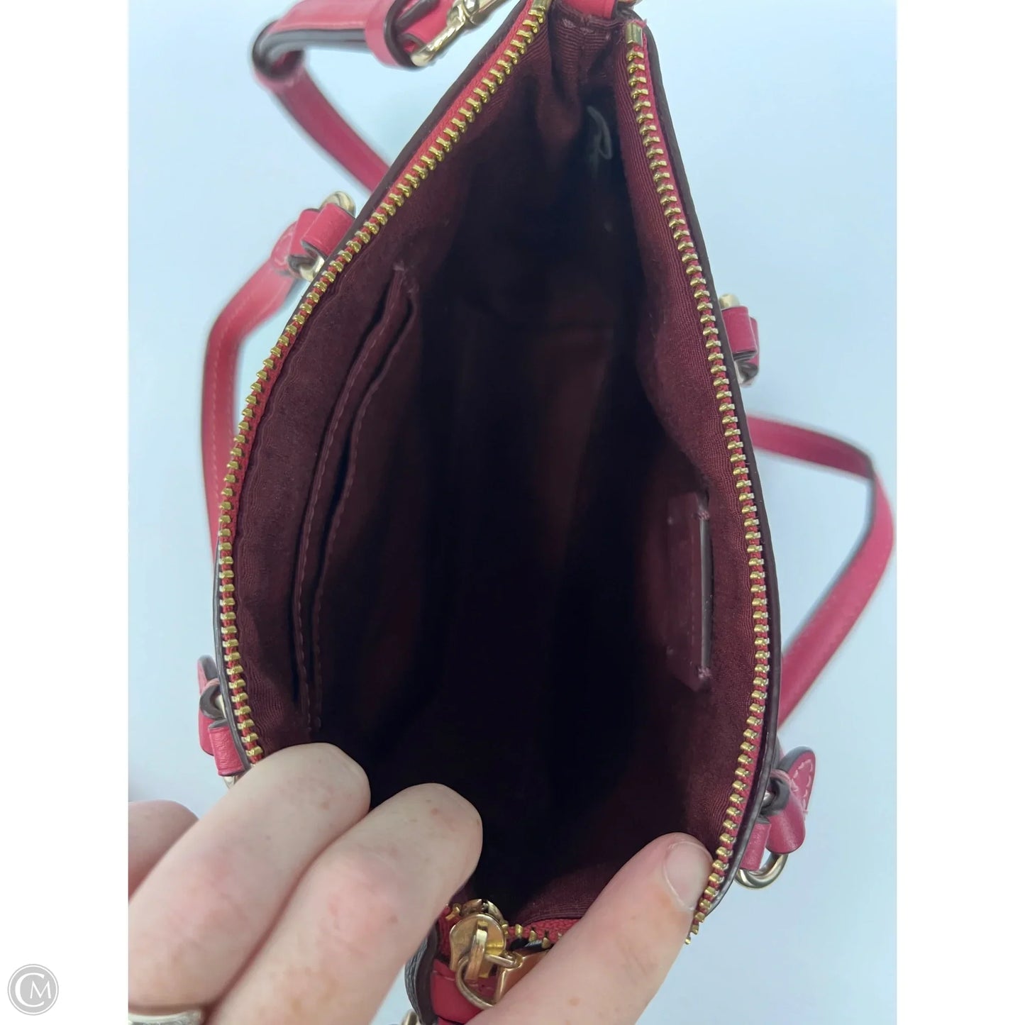 Crossbody Designer By Coach, Size: Small