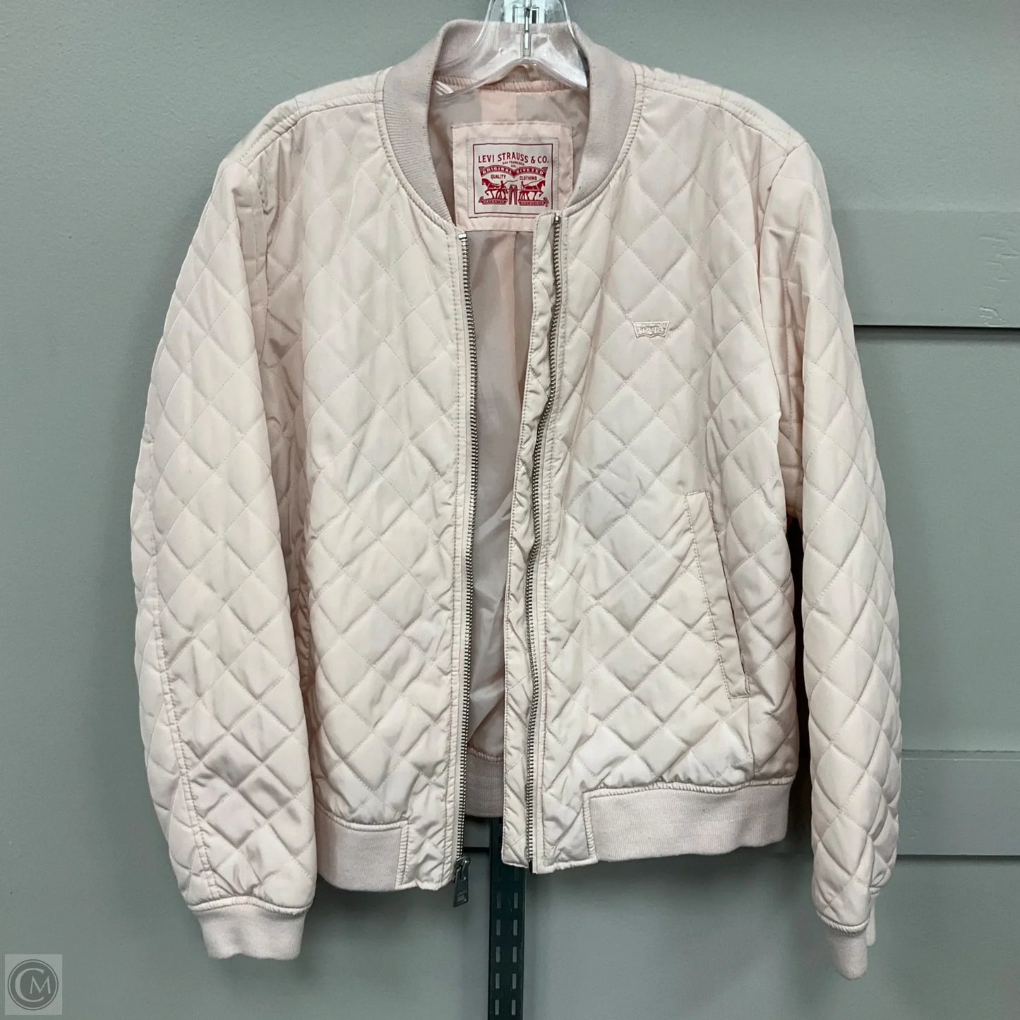 Jacket Puffer & Quilted By Levis In Pink, Size: L