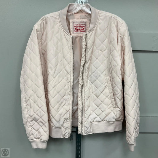Jacket Puffer & Quilted By Levis In Pink, Size: L