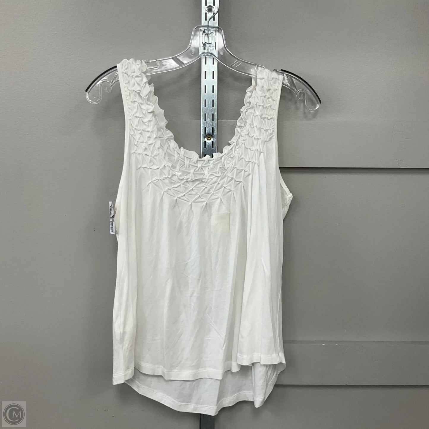 Top Sleeveless By Maeve In White, Size: M