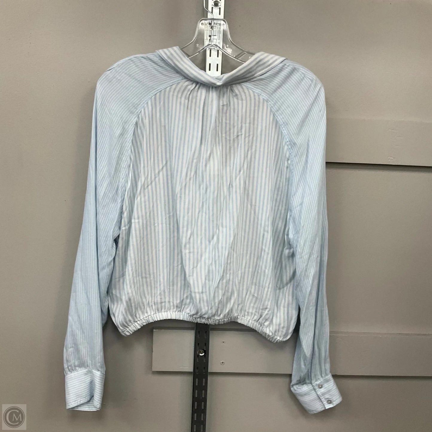 Top Long Sleeve By Free People In Striped Pattern, Size: M