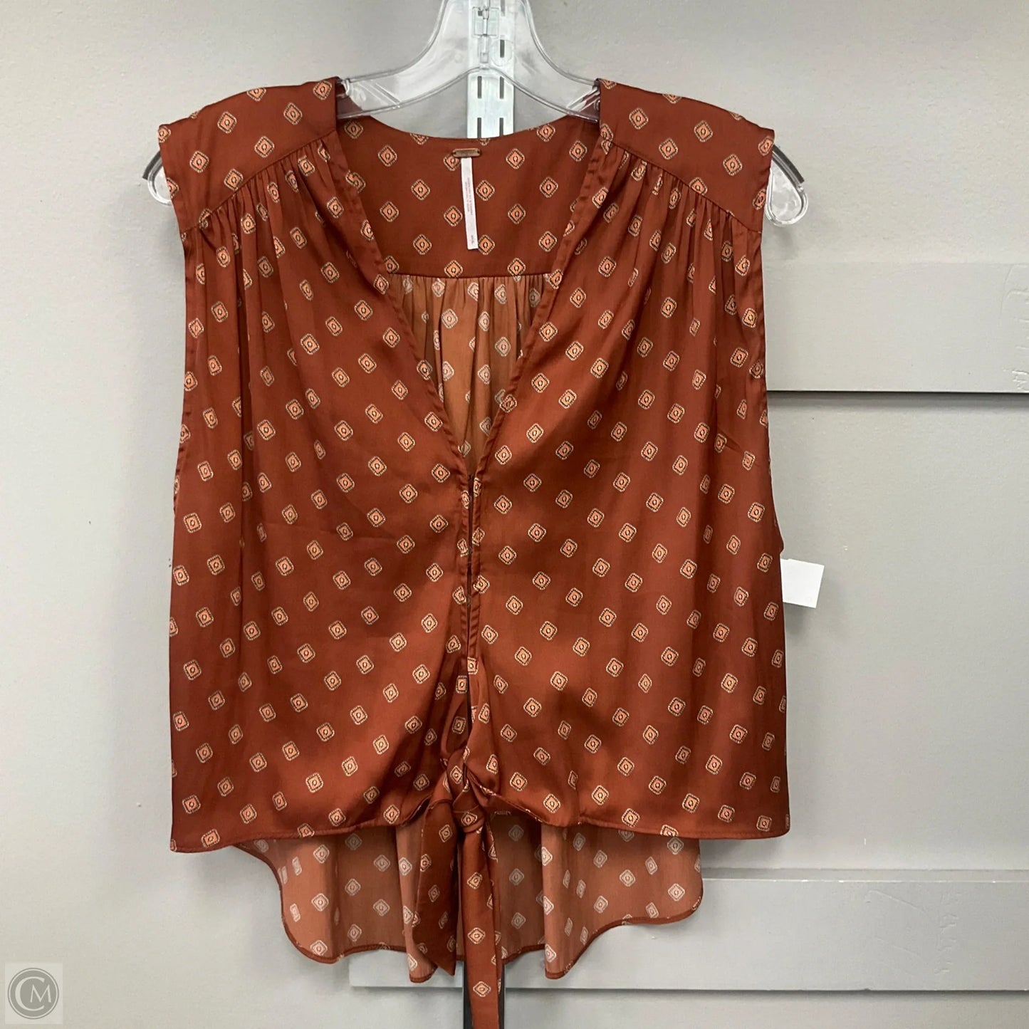 Top Sleeveless By Free People In Bronze, Size: S