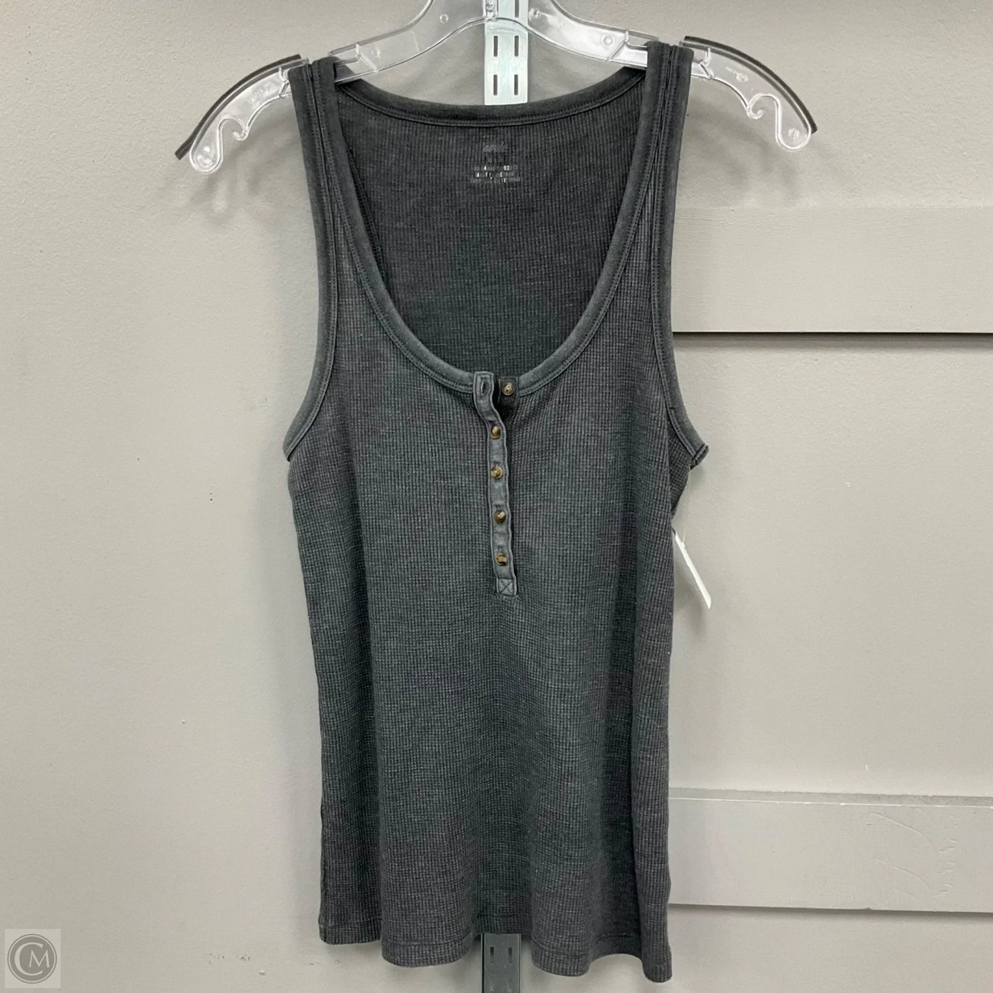 Top Sleeveless Basic By Aerie In Grey, Size: M
