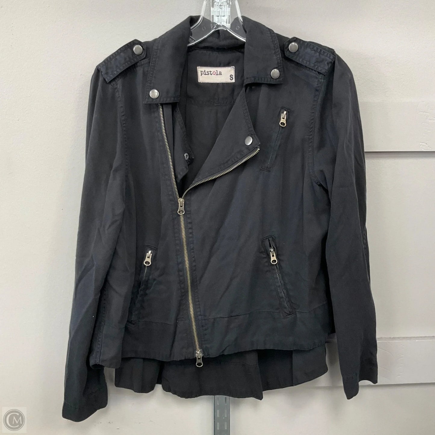 Jacket Moto By Pistola In Black, Size: S