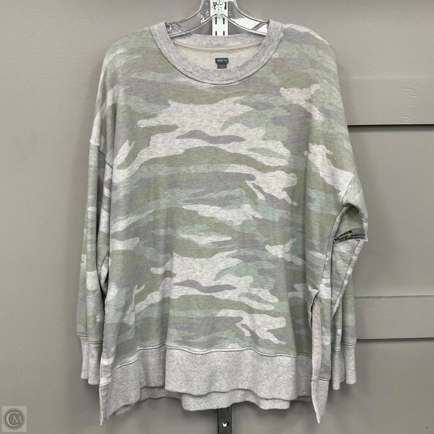 Sweatshirt Crewneck By Aerie In Camouflage Print, Size: L