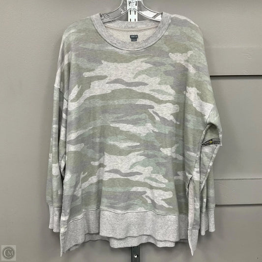 Sweatshirt Crewneck By Aerie In Camouflage Print, Size: L