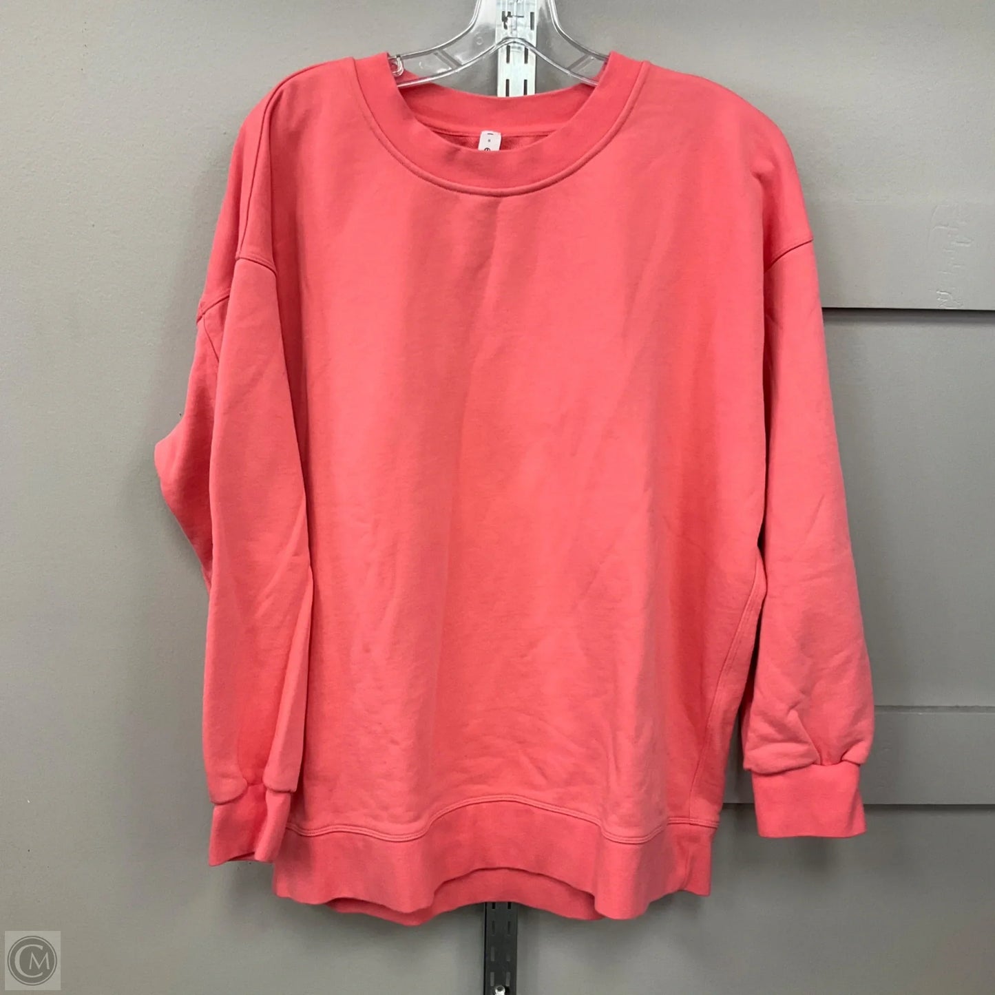 Sweatshirt Crewneck By Lululemon In Coral, Size: 8