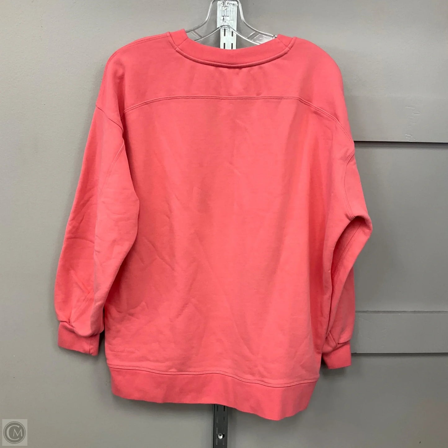 Sweatshirt Crewneck By Lululemon In Coral, Size: 8