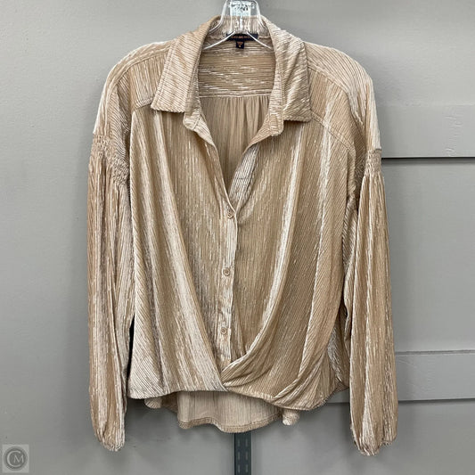 Top LS By Skies Are Blue In Beige, Size: M
