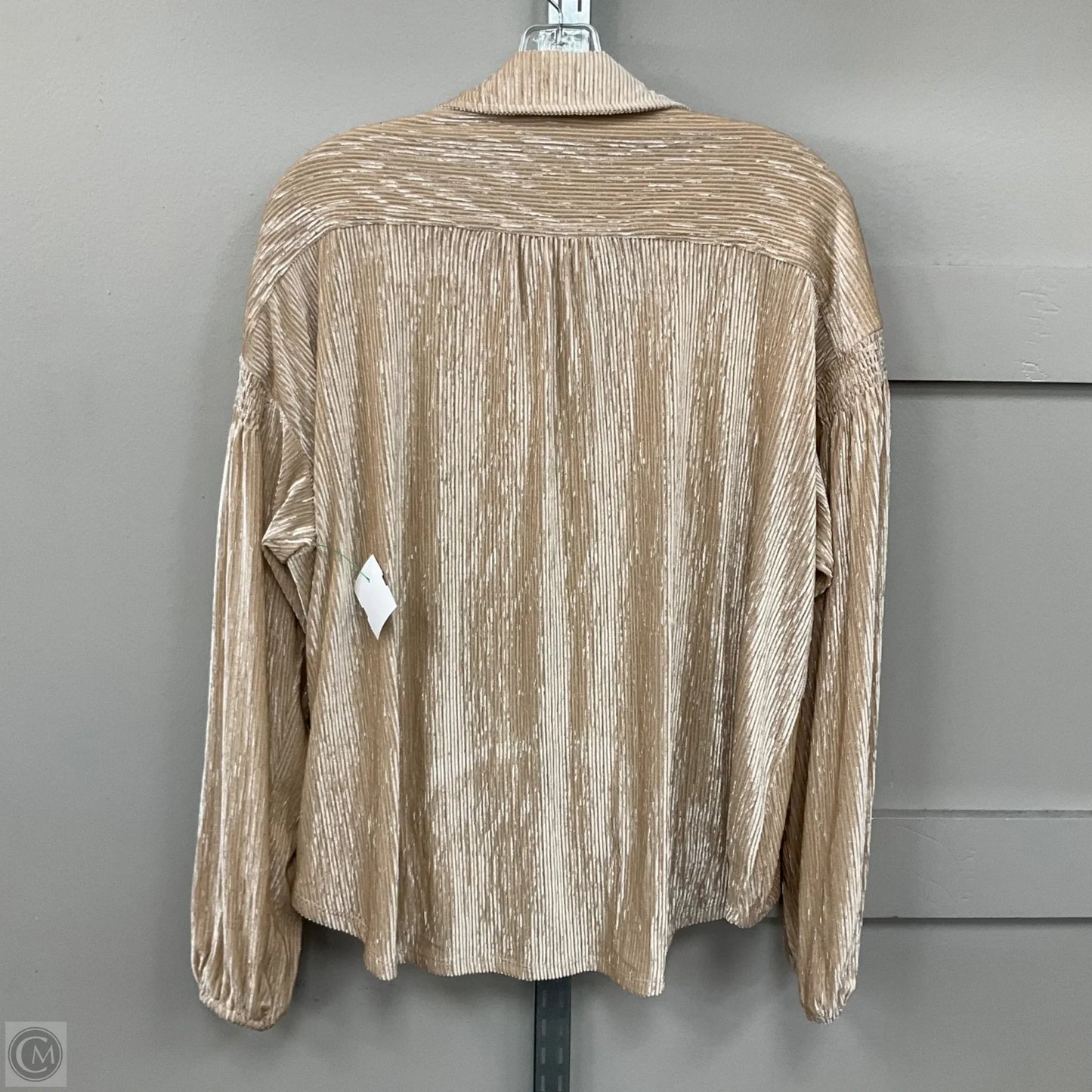 Top LS By Skies Are Blue In Beige, Size: M