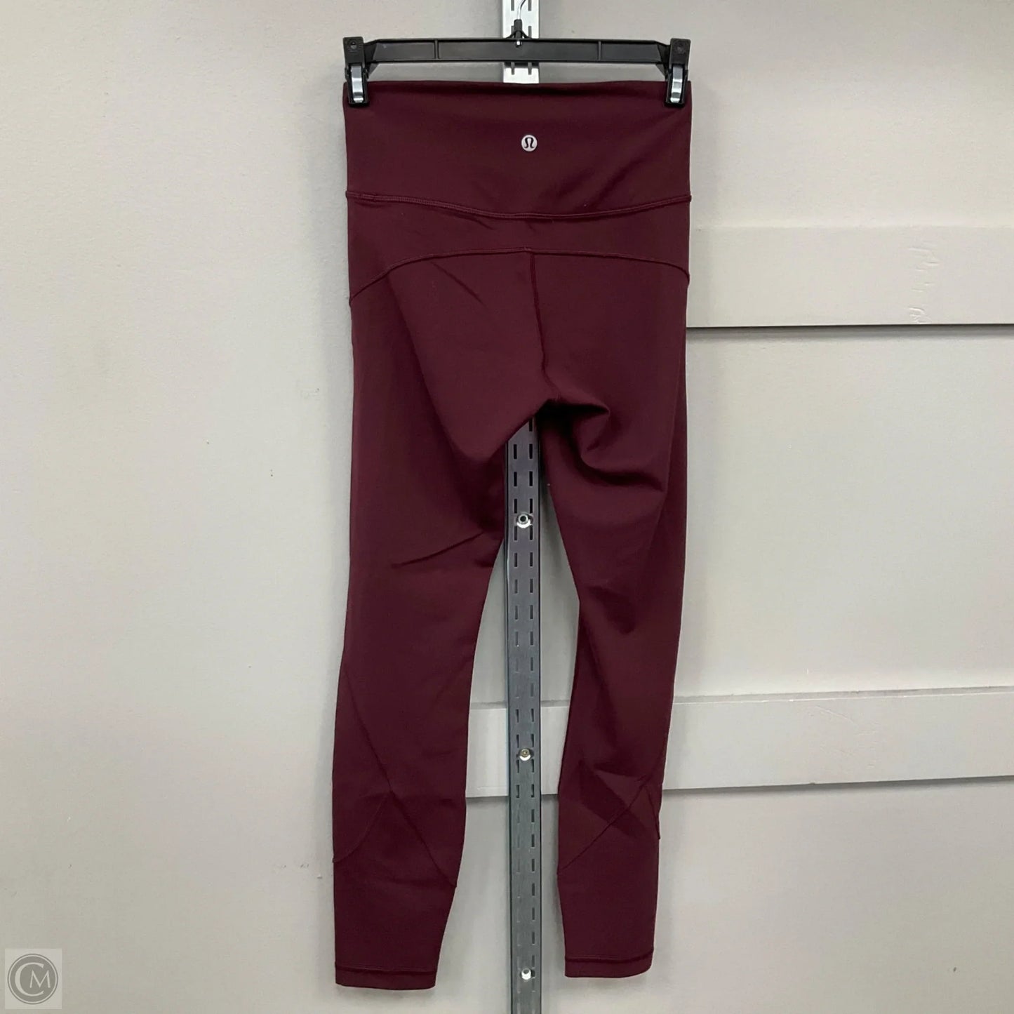 Athletic Leggings By Lululemon In Maroon, Size: 4
