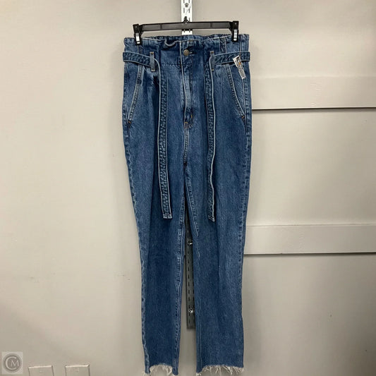 Jeans Straight By Abercrombie And Fitch In Blue Denim, Size: 2