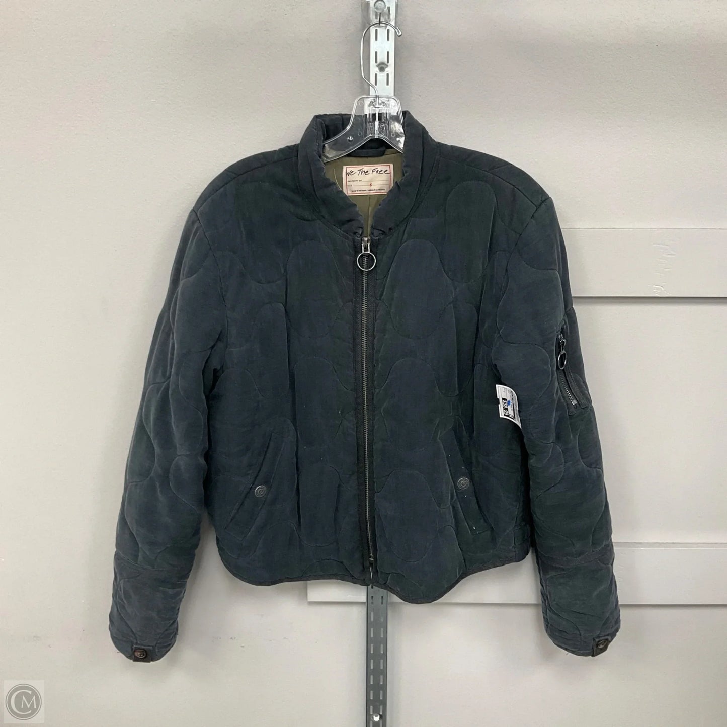 Coat Puffer & Quilted By We The Free In Navy, Size: S