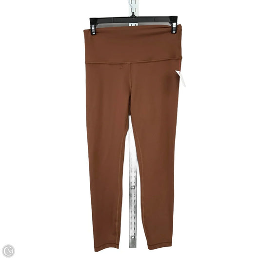 Athletic Leggings By Lululemon In Brown, Size: 6