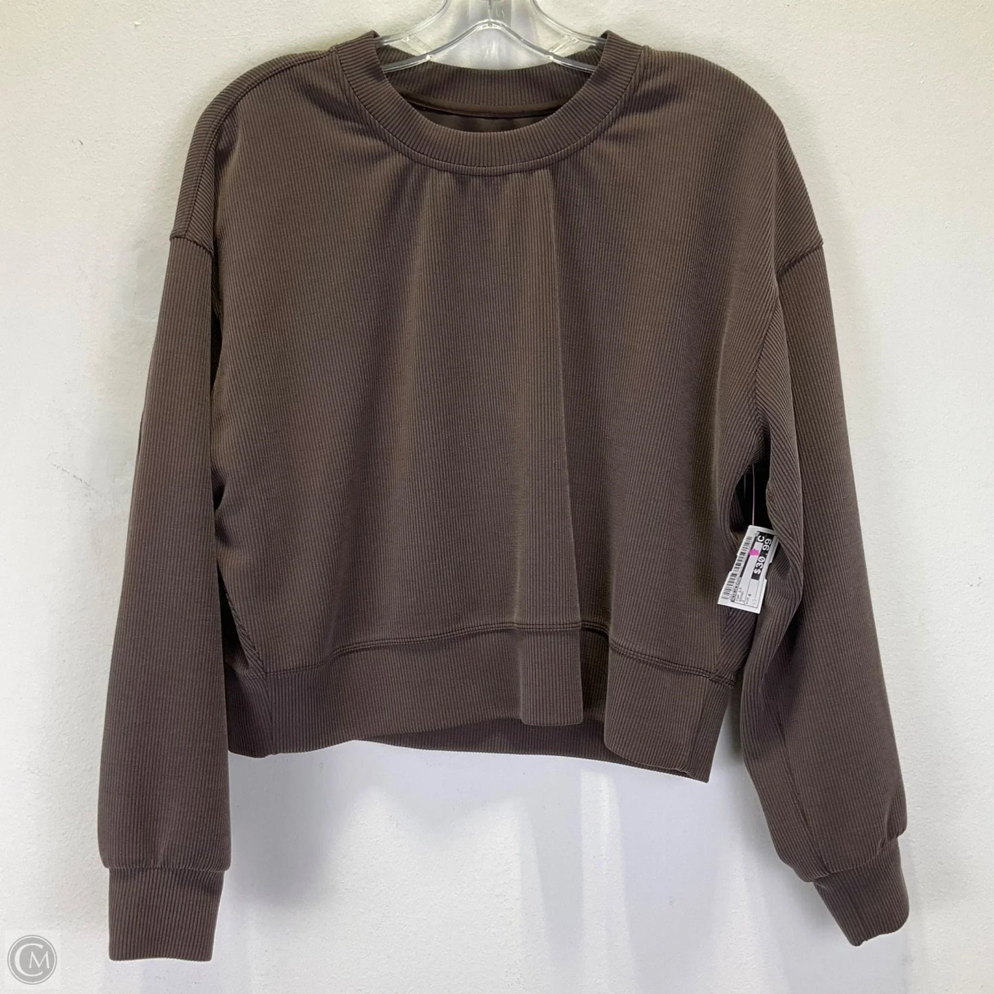 Top Long Sleeve By Lululemon In Brown, Size: 4