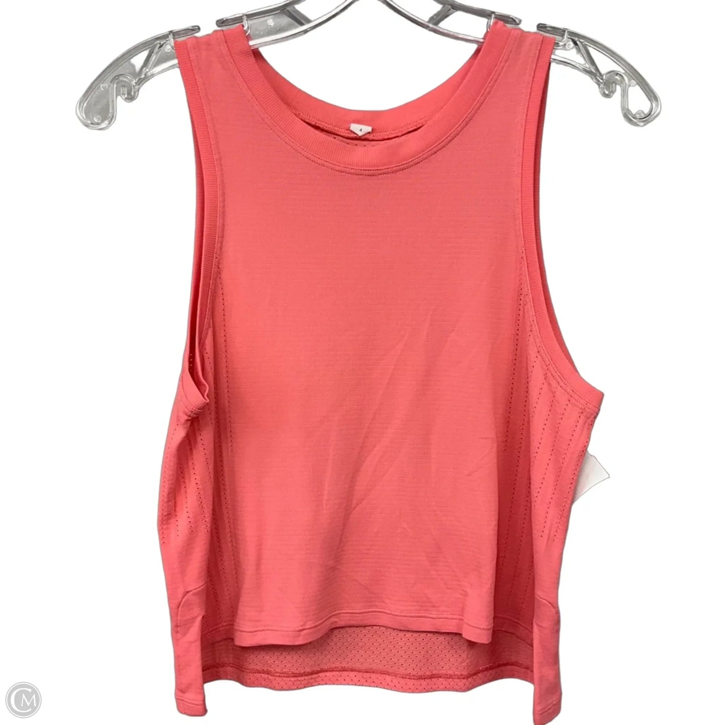 Athletic Tank Top By Lululemon In Pink, Size: 4