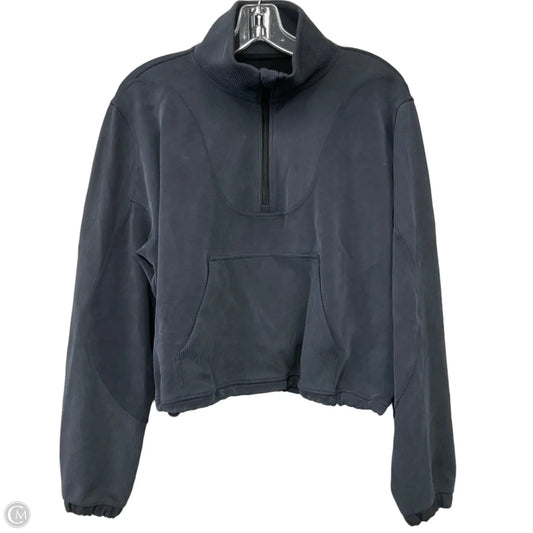 Athletic Sweatshirt Crewneck By Lululemon In Grey, Size: 10