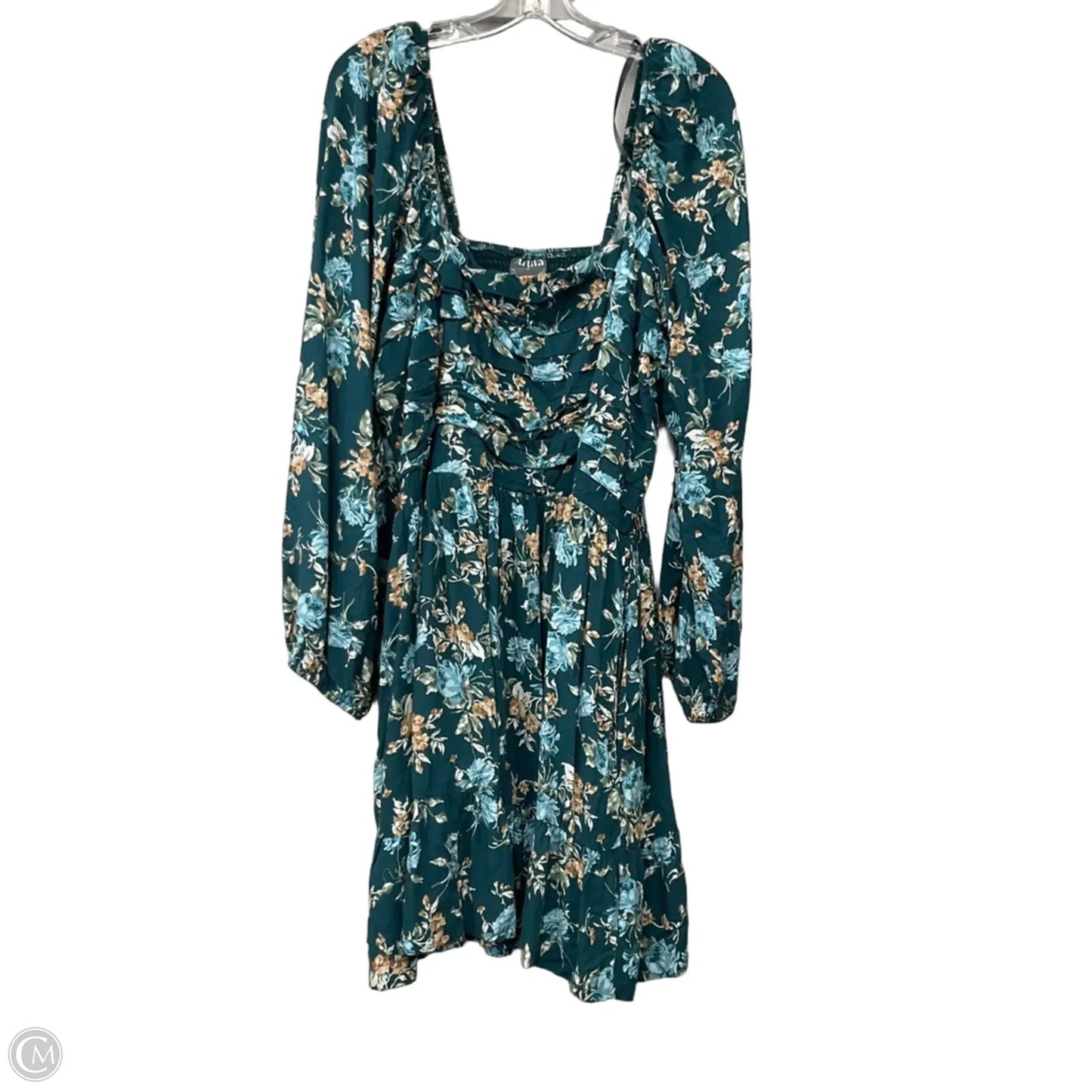 Dress Casual Midi By Arula In Green, Size: 2x
