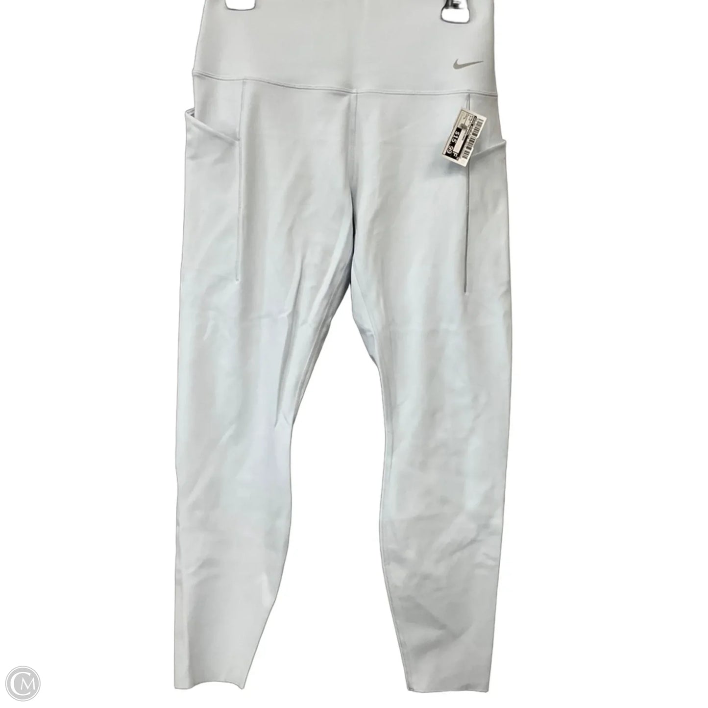Athletic Leggings By Nike Apparel In Blue, Size: L