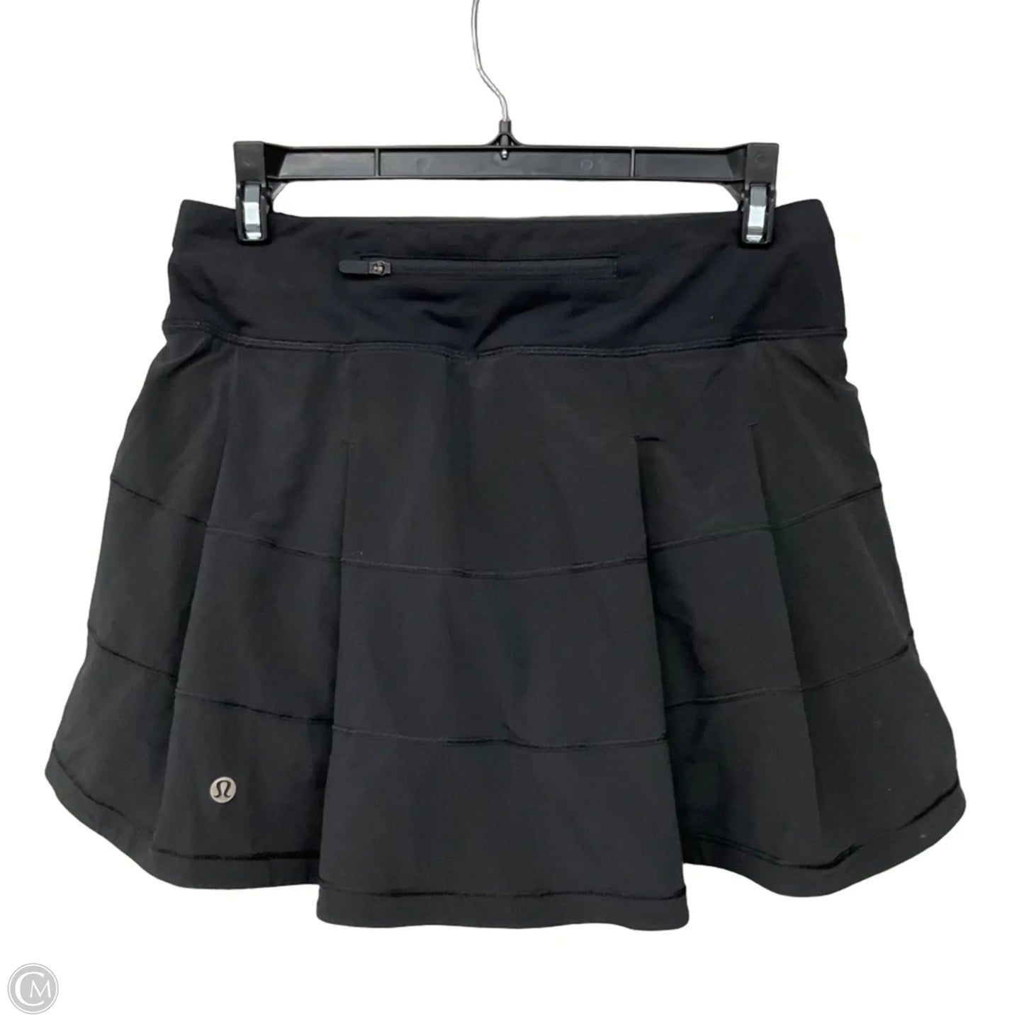 Athletic Skort By Lululemon In Black, Size: 4