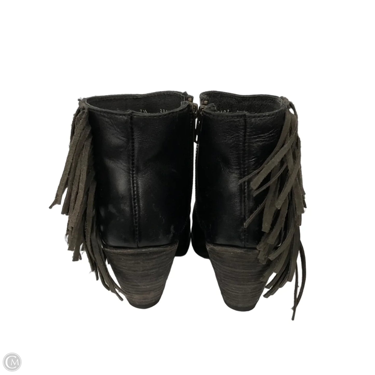 Boots Ankle Heels By Cmb In Black, Size: 7.5