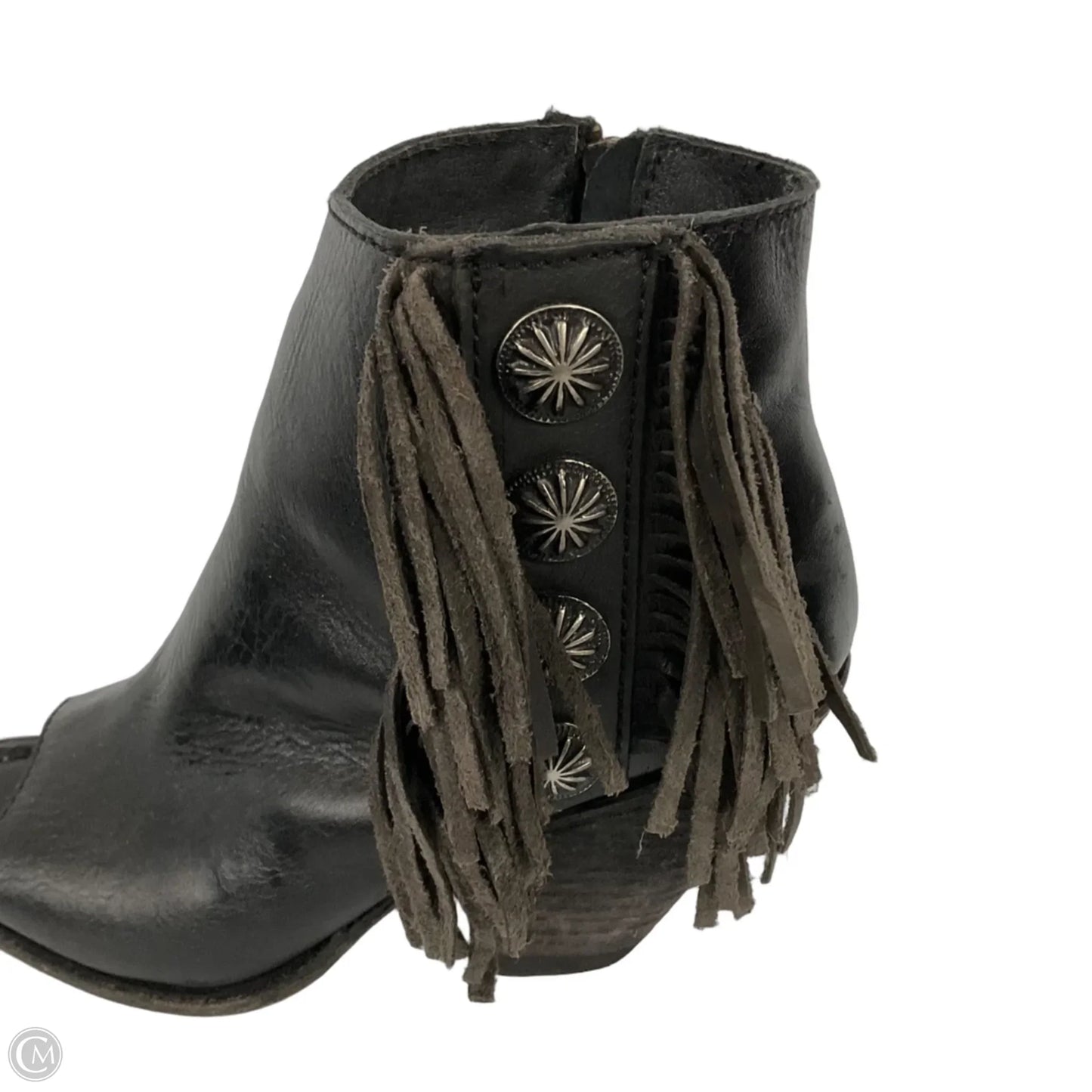 Boots Ankle Heels By Cmb In Black, Size: 7.5