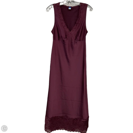 Dress Casual Midi By Old Navy In Purple, Size: S