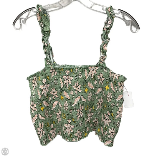 Top Sleeveless By Aerie In Floral Print, Size: L