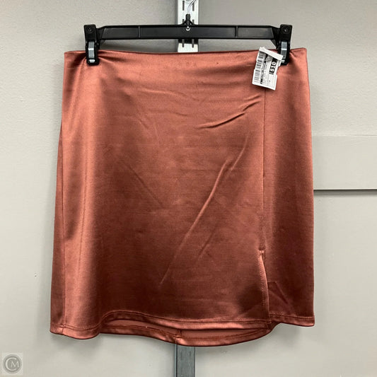 Skirt Mini & Short By Originality In Rose Gold, Size: M