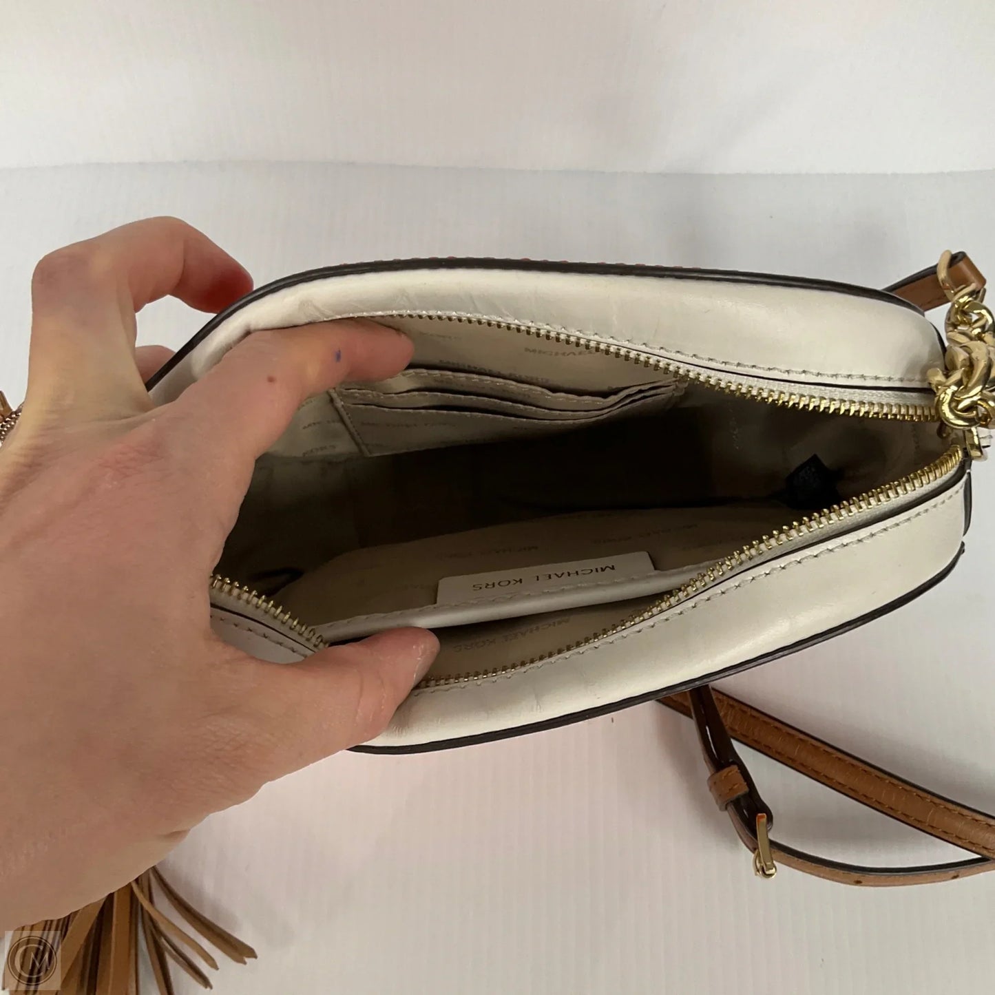 Crossbody Designer By Michael Kors, Size: Small