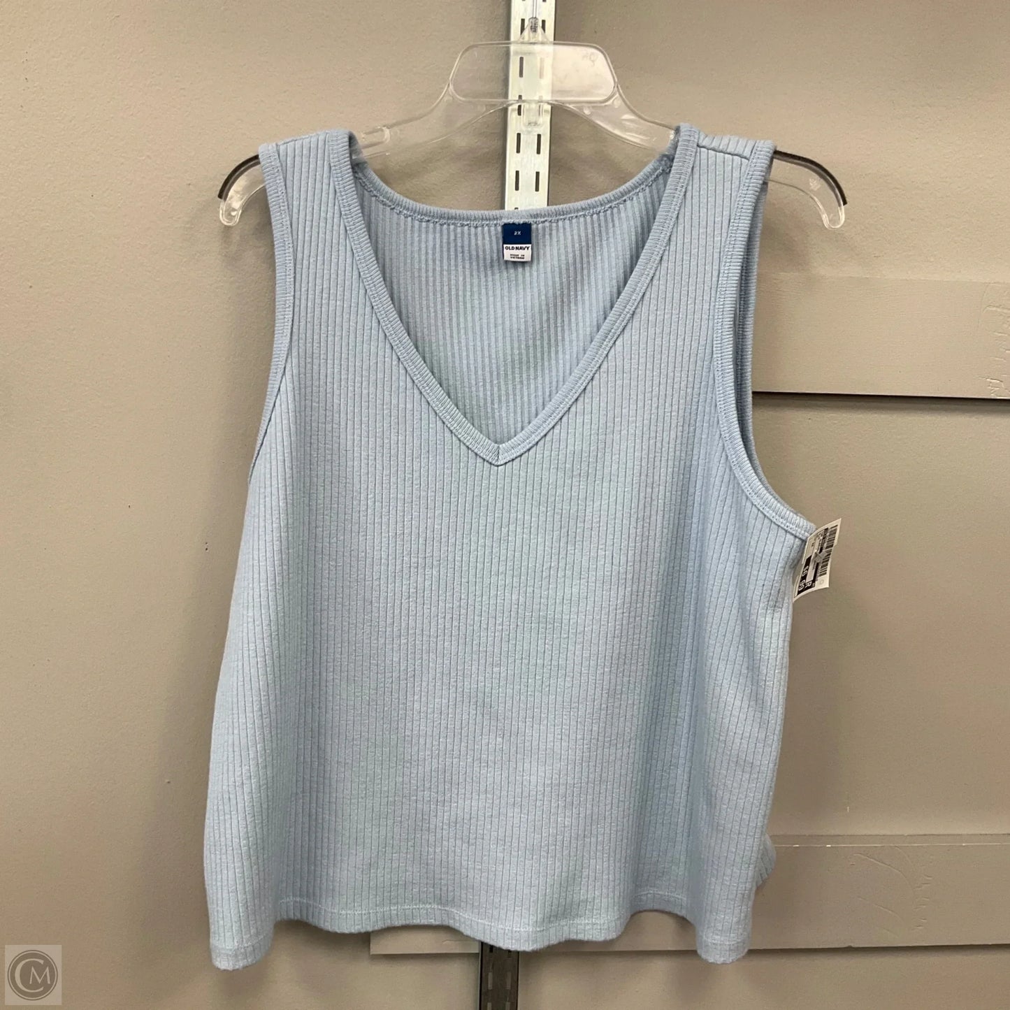 Top Sleeveless Basic By Old Navy In Blue, Size: 2x