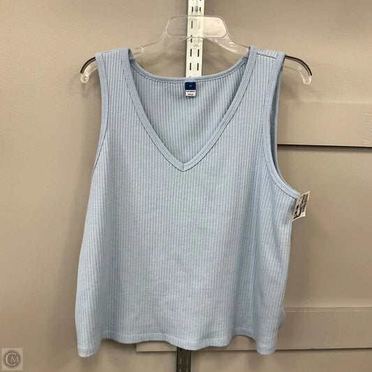 Top Sleeveless Basic By Old Navy In Blue, Size: 2x