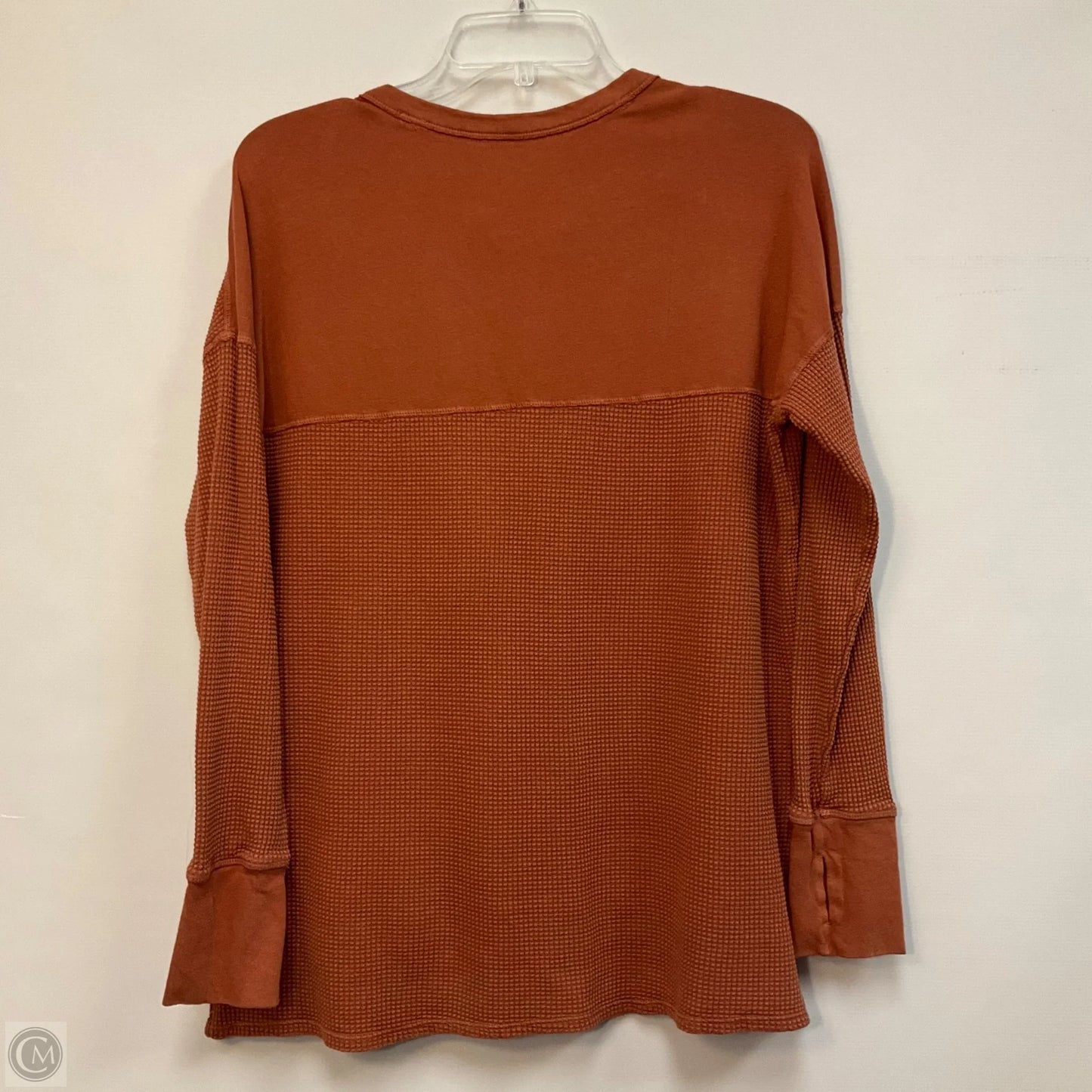 Top Long Sleeve By Offline By Aerie In Orange, Size: M