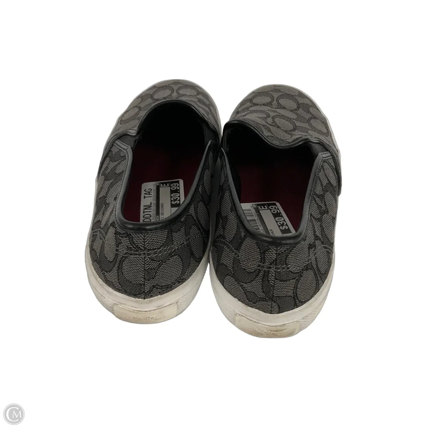 Shoes Designer By Coach In Black, Size: 9.5