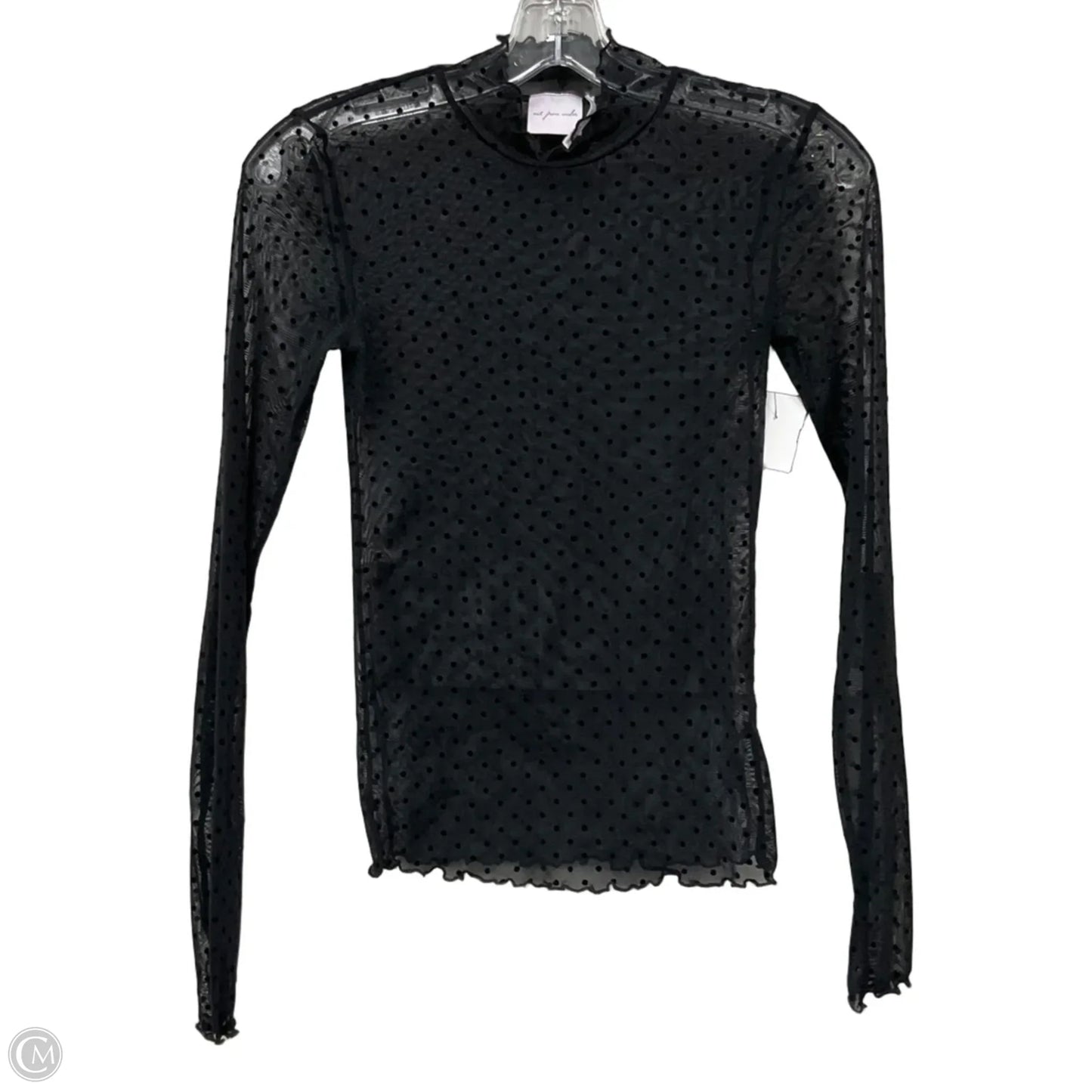 Top Long Sleeve By Out From Under In Black, Size: S