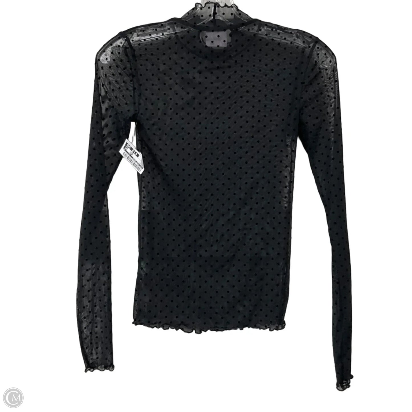 Top Long Sleeve By Out From Under In Black, Size: S
