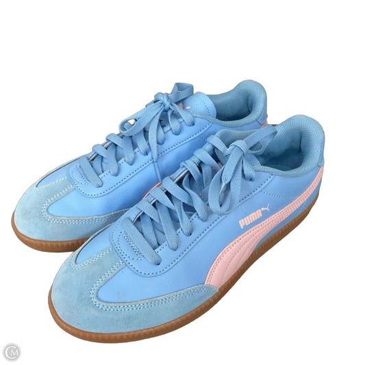 Shoes Sneakers By Puma In Blue, Size: 10
