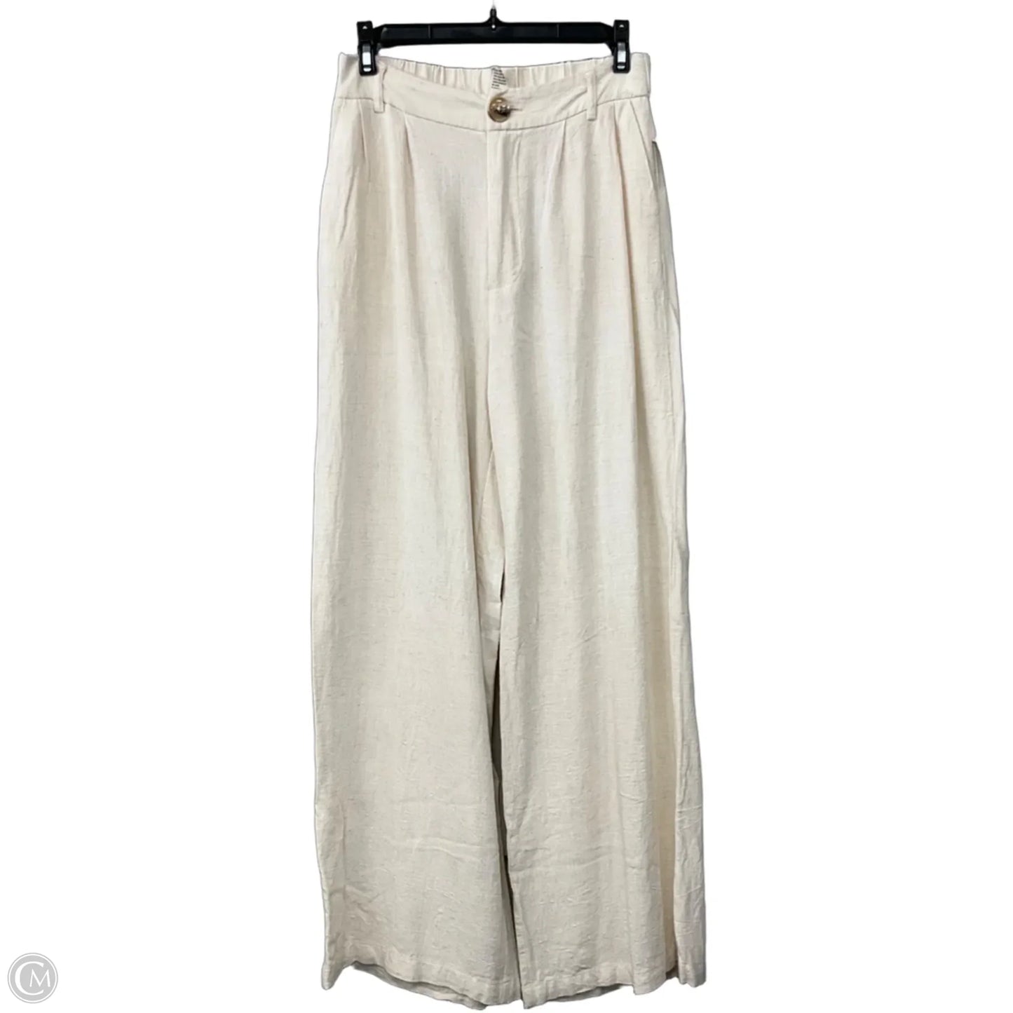 Pants Linen By Clothes Mentor In Beige, Size: M