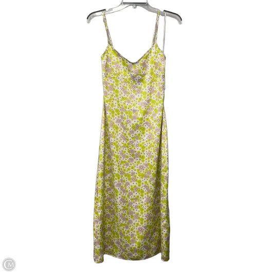 Dress Casual Maxi By Zara In Floral Print, Size: S