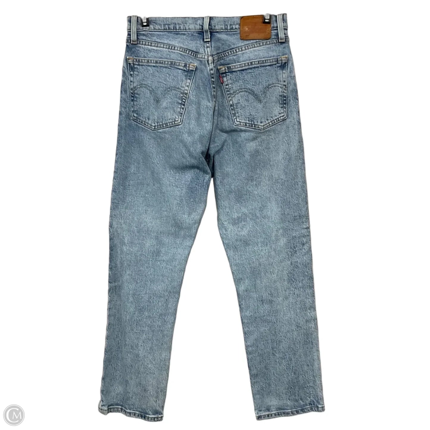 Jeans Straight By Levis In Blue Denim, Size: 2