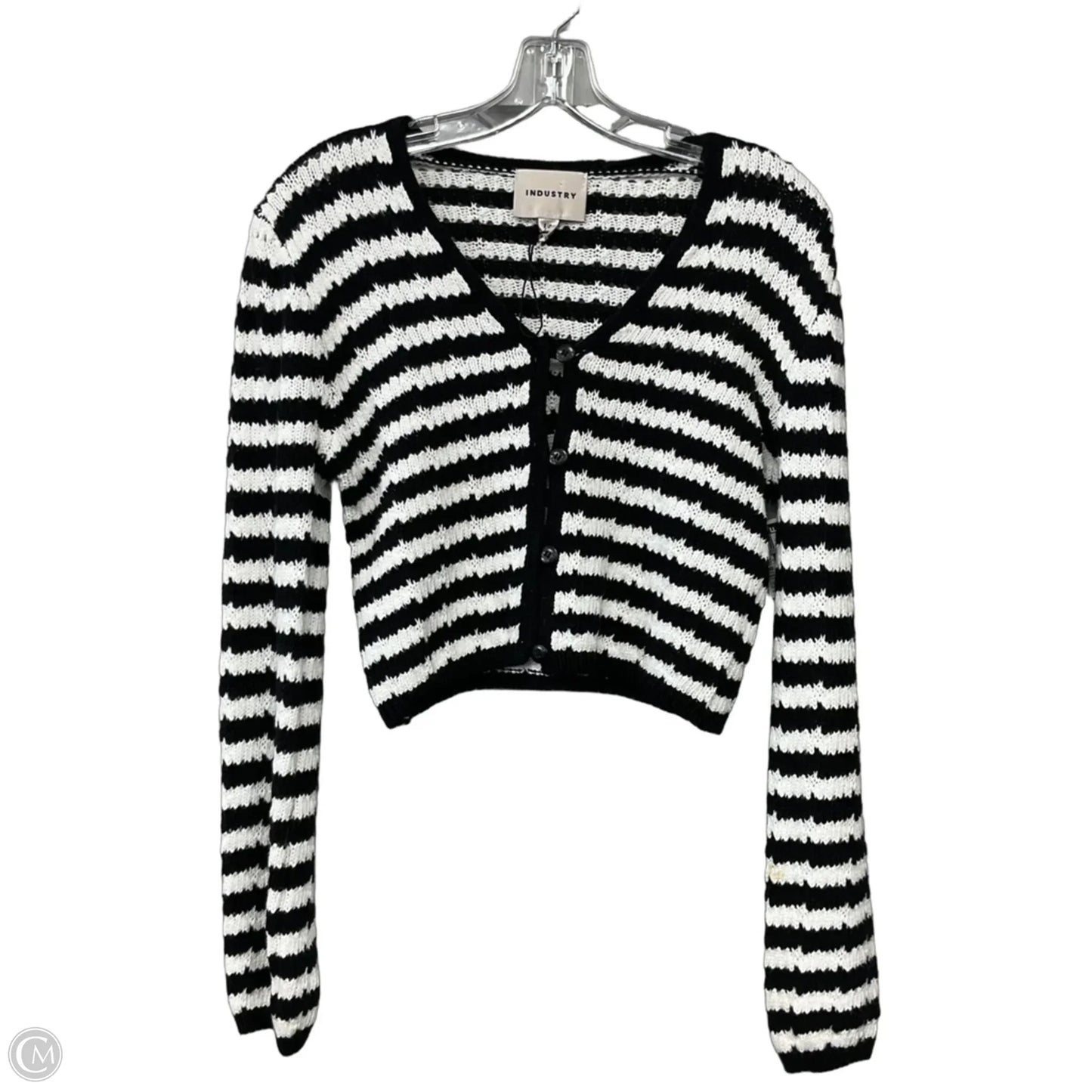 Cardigan By Industry In Black & White, Size: S