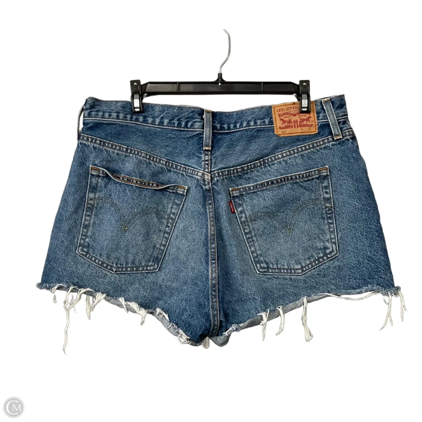 Shorts By Levis In Blue Denim, Size: 16