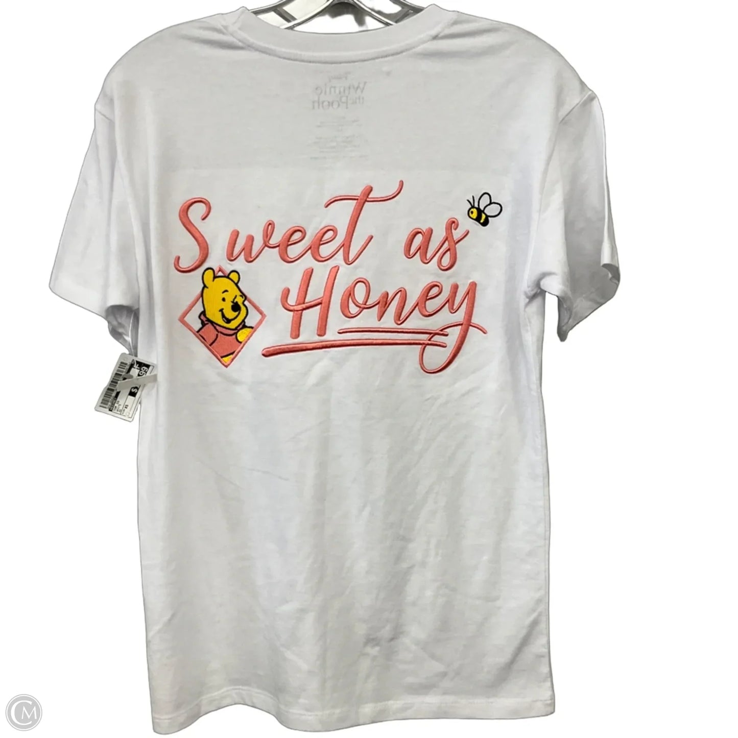 Top Short Sleeve By Disney In White, Size: Xs