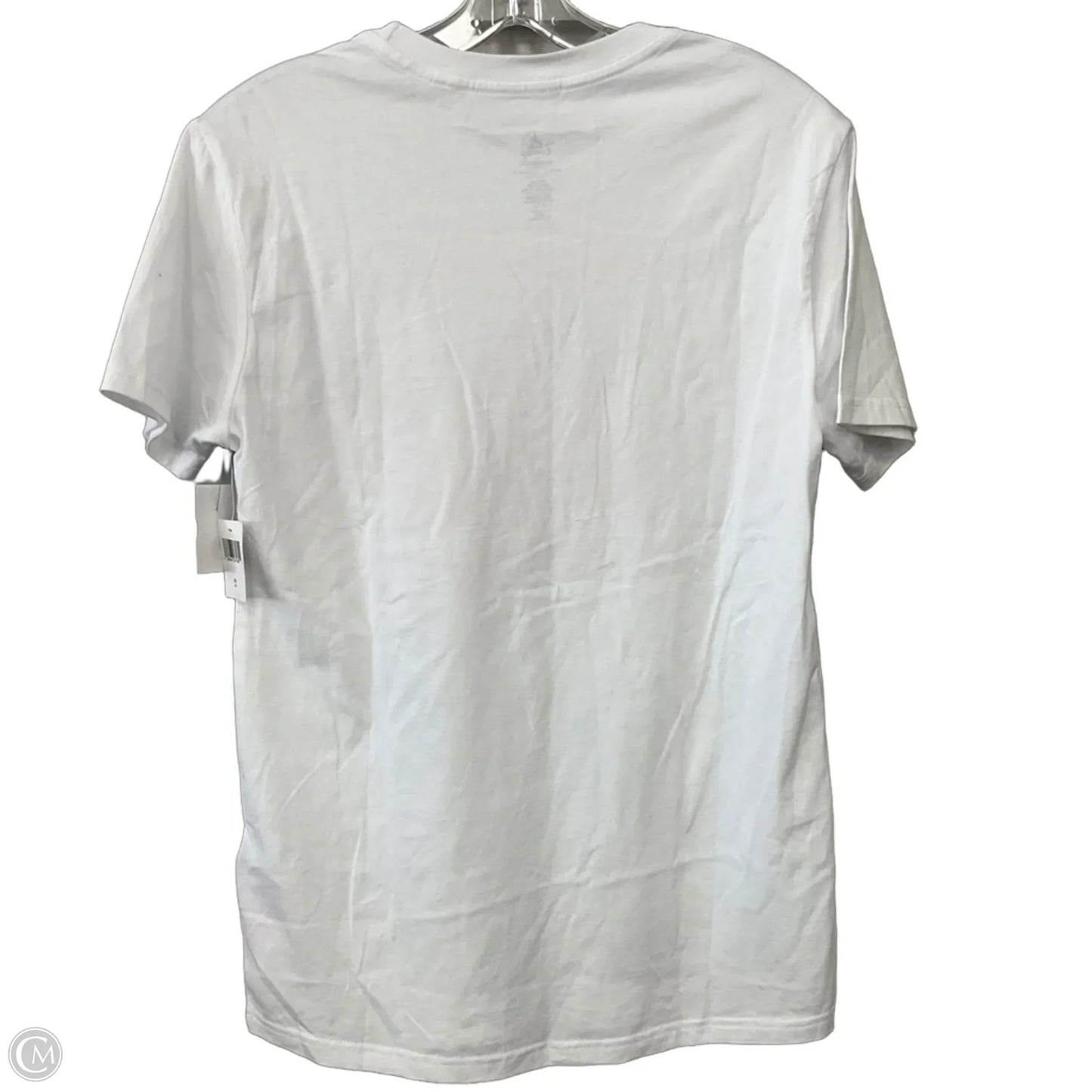 Top Short Sleeve By Disney In White, Size: Xs