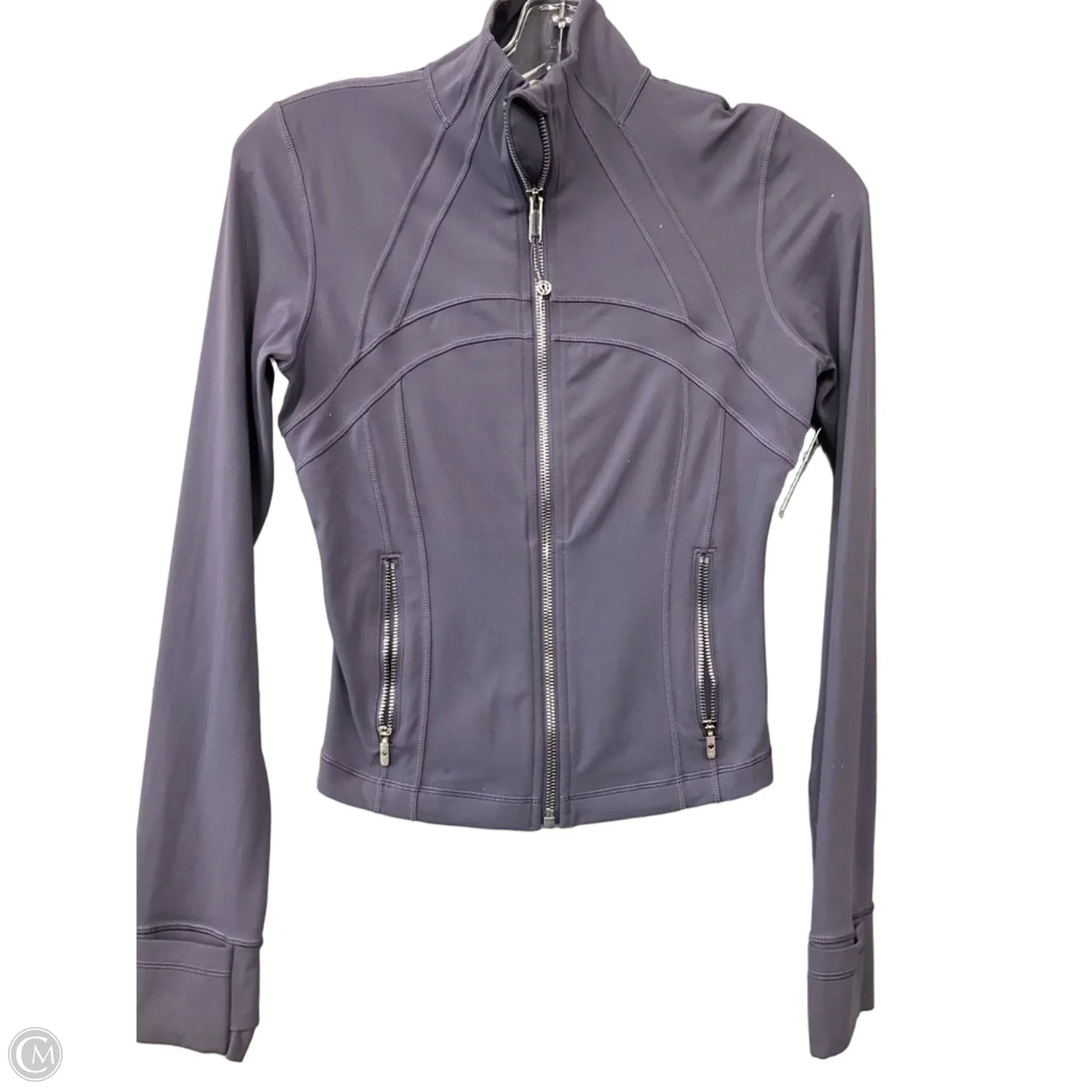 Athletic Jacket By Lululemon In Purple, Size: 4
