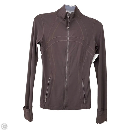 Athletic Jacket By Lululemon In Brown, Size: 4